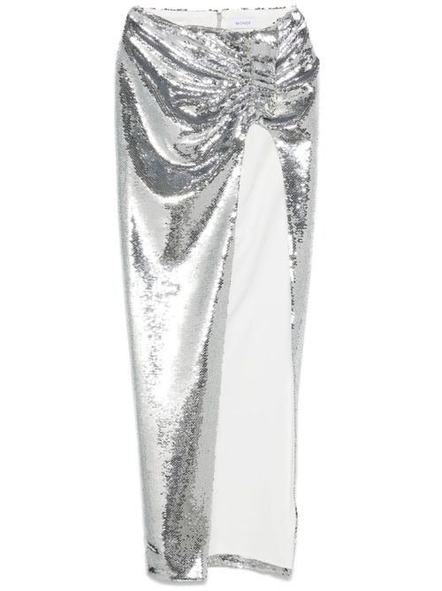 Mia maxi skirt - Silver