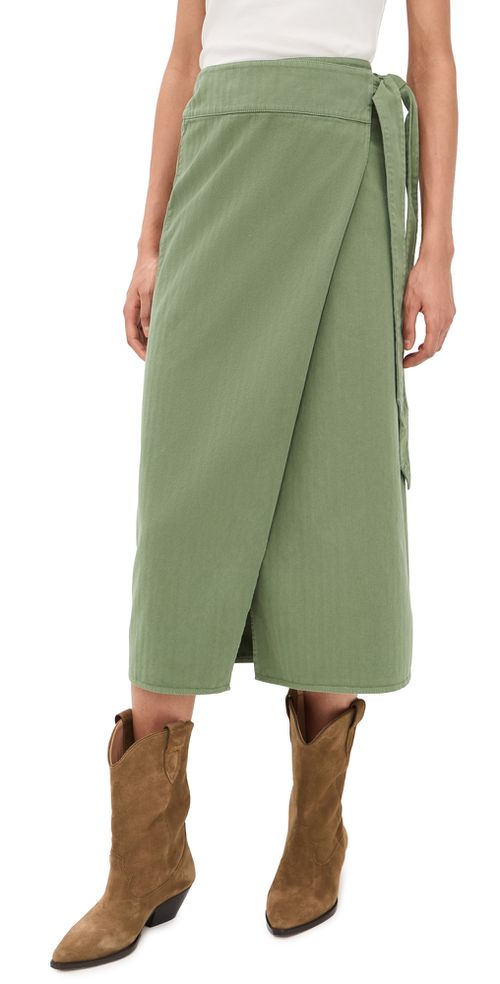 The Wrap Skirt Classic Army