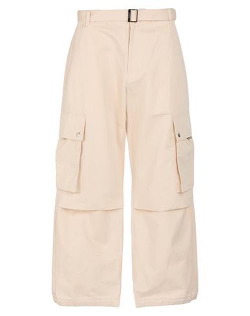 Jacquemus Man Pants Beige Size 34 Cotton, Linen