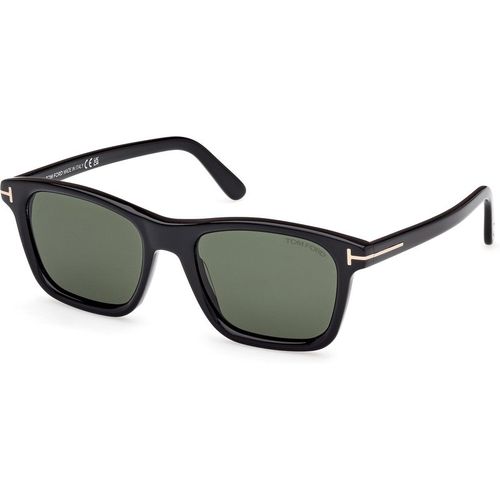 TOM FORD Man TOM FORD FT1179 BARRON 01N Sunglasses Acetate Black Green Squared Norma