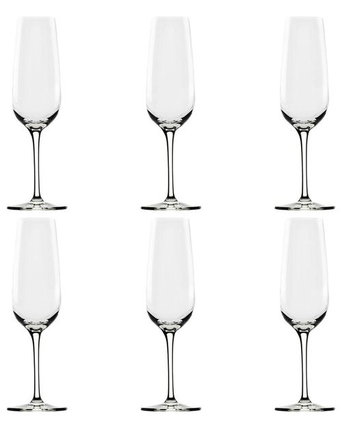 Set of 6 Vail Glassware: Flute Glass