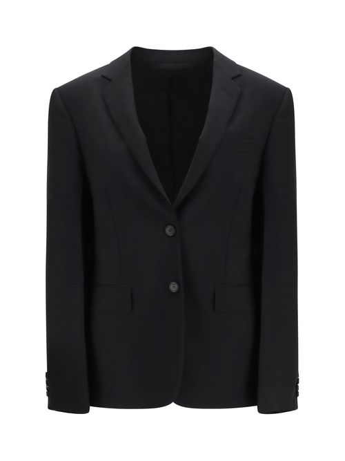 Kid Mohair Blazer — Black