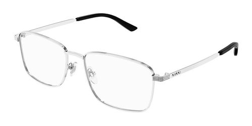 Gucci GG1882O 001 Men's Eyeglasses Silver  54 - Blue Light Block Available