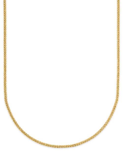 Diamond Cut Palmier Chain Necklace in 10k Yellow Gold - 10k Yellow Gold