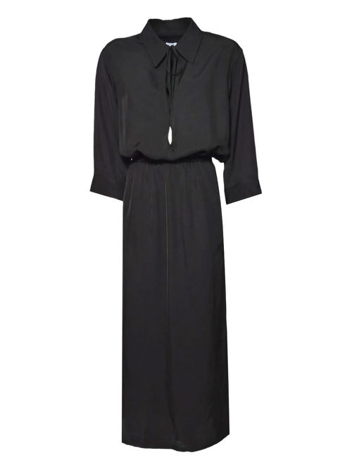 Blouse midi dress - Black