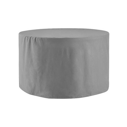 Crosley Round Outdoor Dining Table Furniture Cover, Gray