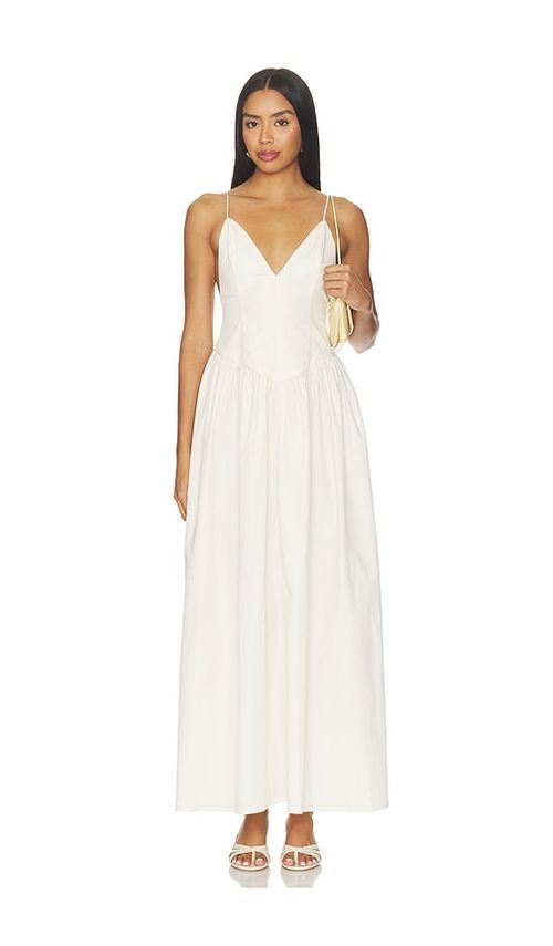 ALL THE WAYS Adia Maxi Dress in Cream. XL also in L, M, S