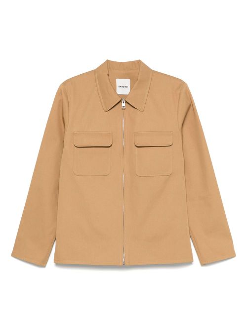 Cotton overshirt - Brown
