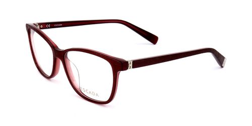 Escada VESA04 07M2 Women's Eyeglasses Burgundy Size 53 - Blue Light Block Available