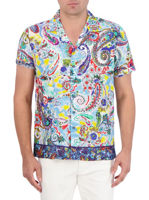 Robert Graham Robert Graham The Drake Short Sleeve Button Down Shirt