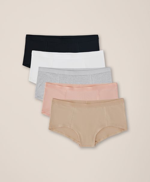 Women's Essentials Everyday Boy Short 5-Pack
