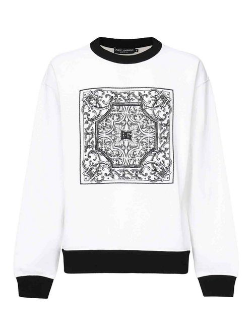 Jersey Sweatshirt With Print