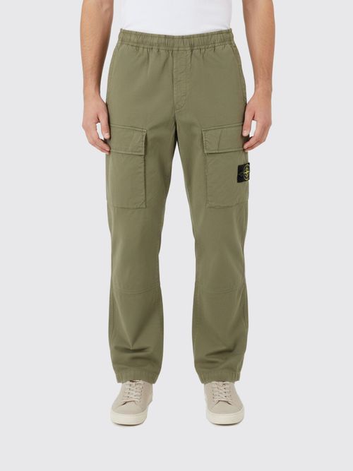Pants Men color Green
