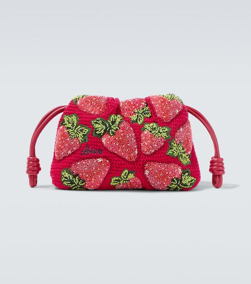 Paula's Ibiza Flamenco Mini beaded clutch