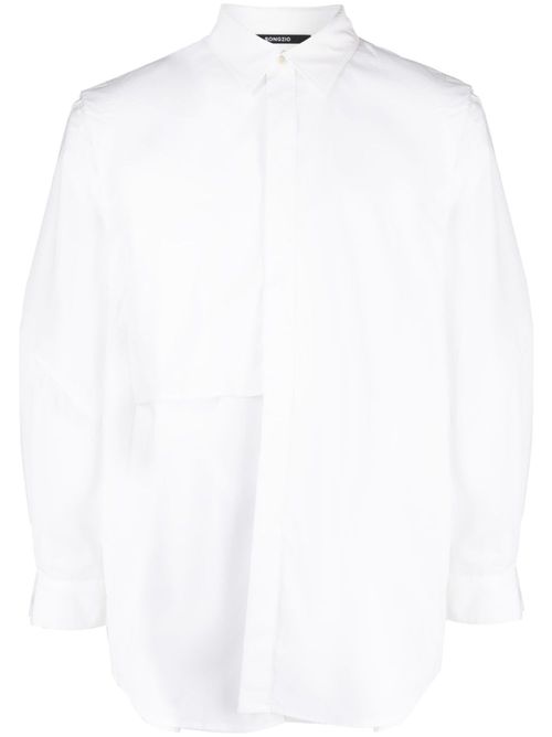 Eclipse panelled shirt - White