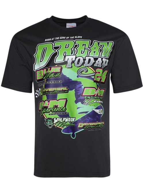 Moto print T-shirt - Black