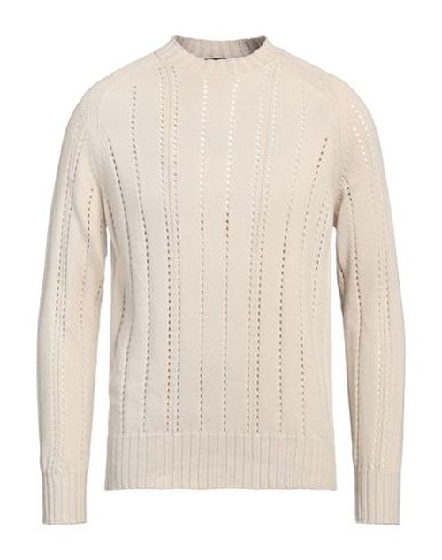 Man Sweater Beige Size 40 Cotton