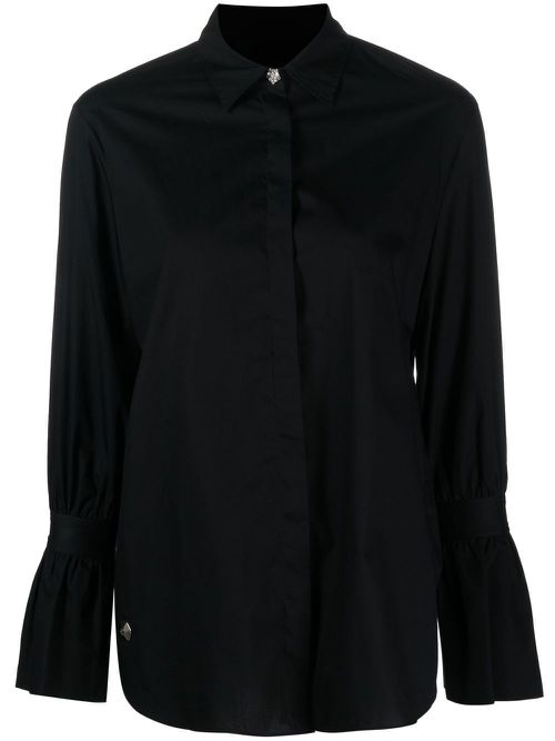 Classic button-up shirt - Black