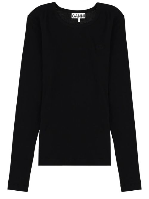 Long Sleeve Top With Logo