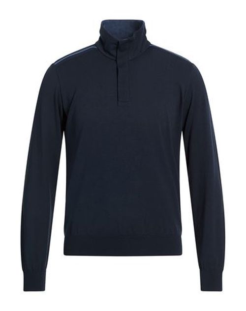 Man Sweater Midnight blue Size M Viscose, Polyester