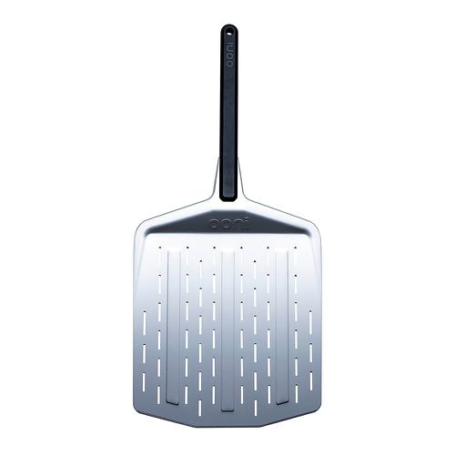 Perforated Pizza Peel (14-inch) - silver