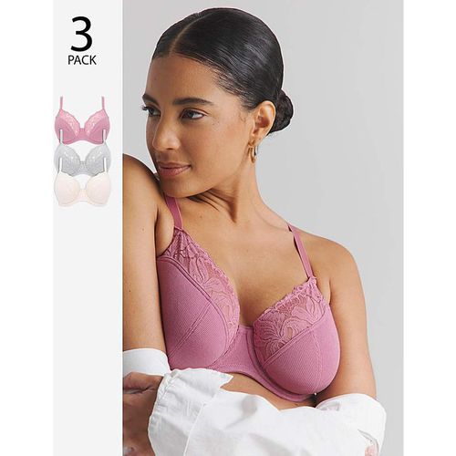 3 Pack Lace Full Cup Bra