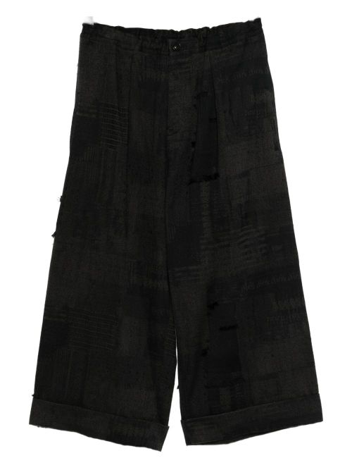 Cotton pants - Black