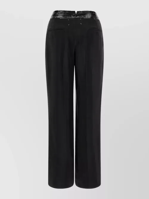 Maison Margiela - high waist wide leg tailored pant