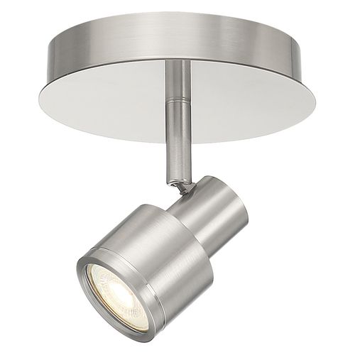 Brushed Steel LED Flush Mount from the Lincoln Collection