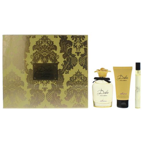 Dolce & Gabbana Dolce Shine 3pcs (Eau de Parfum EDP 75ml Body Lotion 50ml Eau de Parfum EDP 10ml) Women