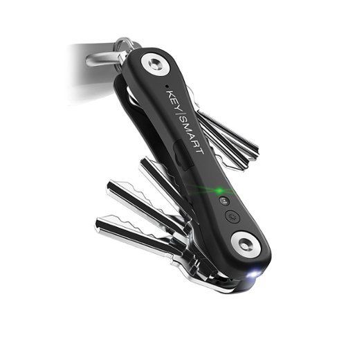 IPro Compact Key Holderand Tracker works with Apple Find My - Black
