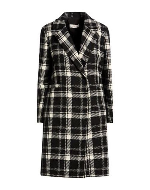 Woman Coat Black Size 6 Polyester