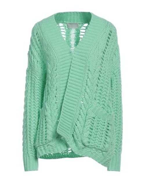 Hemisphere Woman Cardigan Light green Size XS Cashmere, Cotton