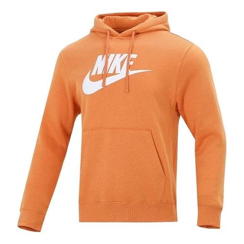 Sportswear Club Fleece Large Logo Printing Orange