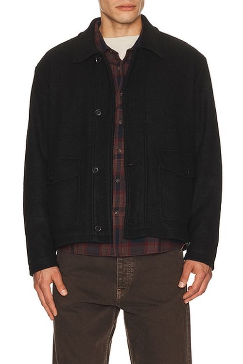 Yardsale The Sport Coat in Double Black - Black. L also in