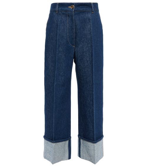 Patou Mid-rise wide-leg jeans