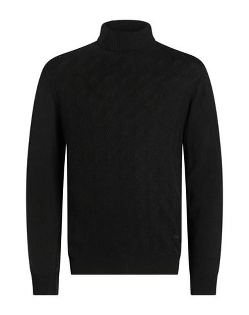 Man Turtleneck Black Size M Merino Wool, Nylon, Viscose, Cashmere