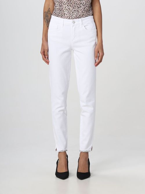 Jeans Woman color White