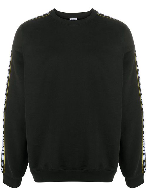 Logo sleeve sweatshirt - Black