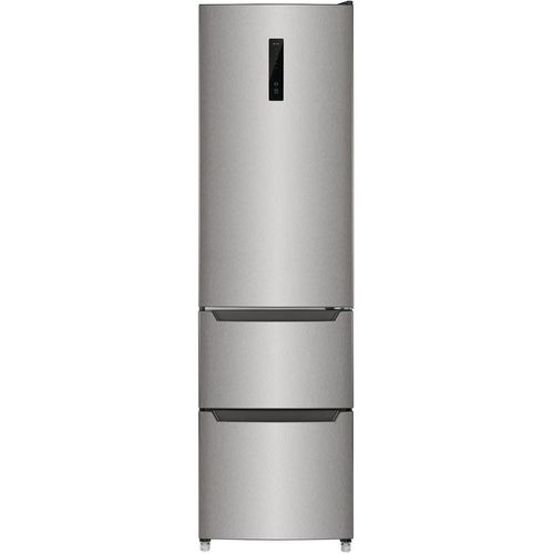 ElectriQ 282 Litre Fridge Freezer - Total No Frost in Stainless Stee