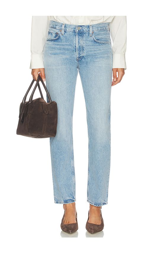 AGOLDE Romney High Rise Jeans in Blue. - 23 also , 25, 26, 27, 28, 29, 30, 31, 32