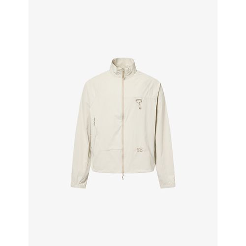 Mens Reyes Stand-Collar Soft-Shell Jacket