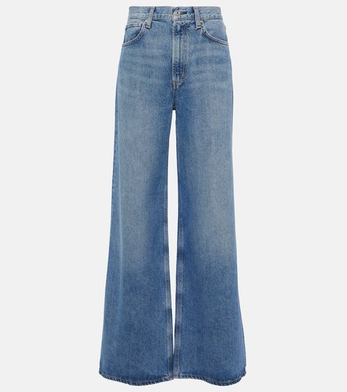 Paloma mid-rise wide-leg jeans