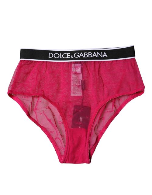 Tulle Nylon Panty — Pink