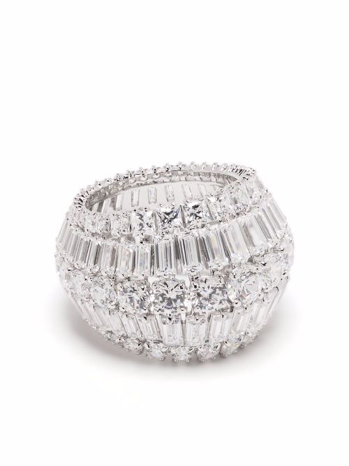Hyperbola cocktail ring - Silver