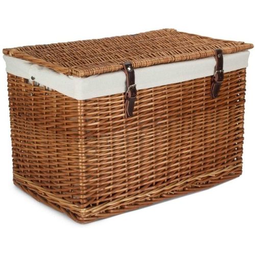 60cm Double Steamed Chest Picnic Basket with Cotton Lining