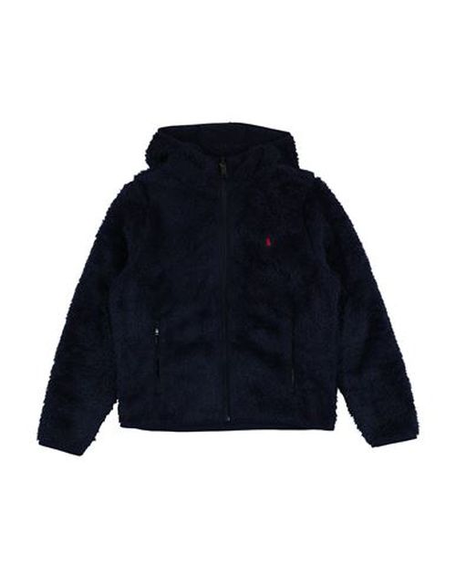 P-layer 2 Teddy Fleece Jacket Kid Boy Sweatshirt Midnight blue