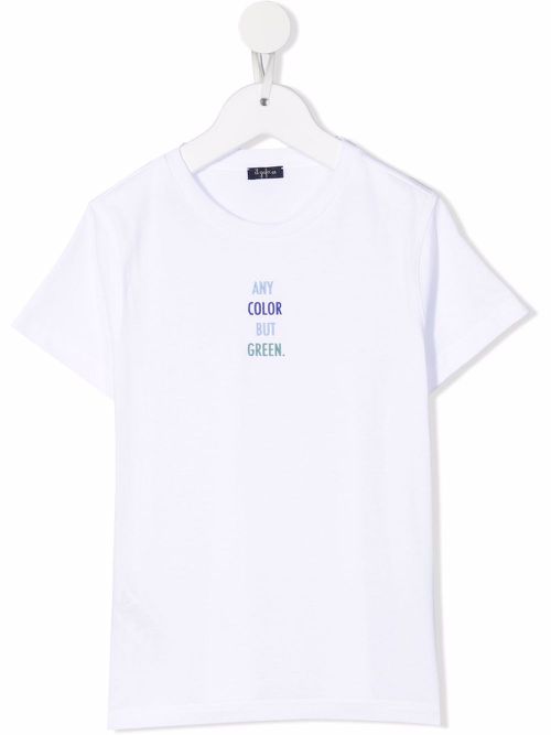 Slogan cotton T-shirt - White