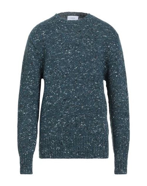 Man Sweater Deep teal Size XL Wool, Alpaca wool, Silk
