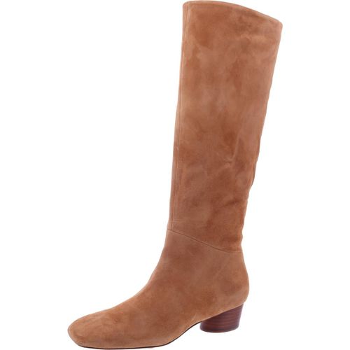 Ramona Womens Suede Pull On Knee-High Boots